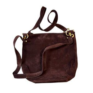 Vintage‎ De Vecchi by Hamilton Hodge Genuine Leather and Suede Shoulder Bag